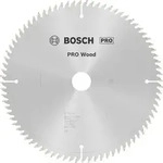 Bosch PRO Wood Kreiss&auml;geblatt, 254 x 2.5 x 30 mm Z&auml;hnezahl: 80|Au&szlig;endurchmesser