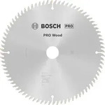 Bosch PRO Wood Kreiss&auml;geblatt, 250 x 3.2 x 30 mm Z&auml;hnezahl: 80|Au&szlig;endurchmesser