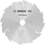 Bosch PRO Wood Kreiss&auml;geblatt, 160 x 2.2 x 20 mm Z&auml;hnezahl: 12|Au&szlig;endurchmesser