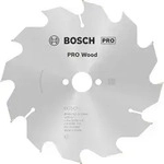 Bosch PRO Wood Kreiss&auml;geblatt, 160 x 1.8 x 20 mm Z&auml;hnezahl: 12|Au&szlig;endurchmesser