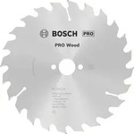Bosch PRO Wood Kreiss&auml;geblatt, 160 x 1.8 x 20 mm Z&auml;hnezahl: 24|Au&szlig;endurchmesser