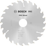 Bosch PRO Wood Kreiss&auml;geblatt, 165 x 2.6 x 30 mm Z&auml;hnezahl: 24|Au&szlig;endurchmesser