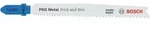 Bosch PRO Metal thick and thin T123XF Stichs&auml;geblatt, 100 mm, 25-tlg. Paketinhalt: