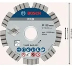 Bosch PRO Concrete Diamanttrennscheibe, 115 x 22,23 mm Bohrungsdurchmesser mm: