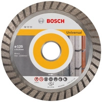 Bosch Diamanttrennscheibe Standard for Universal Turbo, 125x22,23x2x10 mm, 10er-Pack