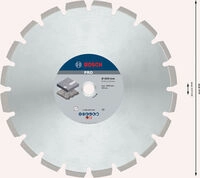 Bosch PRO Asphalt Diamanttrennscheibe, 400 x 20/25,4 mm Durchmesser mm: 400
