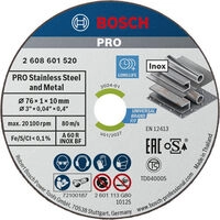 Bosch PRO Stainless Steel and Metal Trennscheibe, 76 x 1 x 10 mm Durchmesser mm: