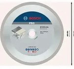 Bosch PRO Ceramic Diamanttrennscheibe, 230 x 22,23 mm Bohrungsdurchmesser mm:
