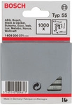 Bosch Schmalr&uuml;ckenklammer Typ 55, 6 x 1,08 x 14 mm, 1000er-Pack L&auml;nge (L) mm: 14