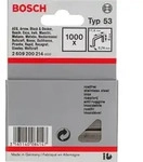 Bosch Feindrahtklammer Typ 53, 11,4 x 0,74 x 6 mm, 1000er-Pack, rostfrei L&auml;nge (L)