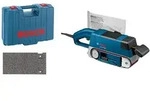 Bosch Bandschleifer GBS Kabelgebunden 75 AE, mit Koffer, Gewebeschleifband,