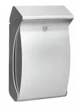 Briefkasten Burg W&auml;chter Swing 4905, Kunststoff Farbe: Silber