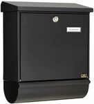 Briefkasten BURG-W&Auml;CHTER COMFORT-SET 91300 Farbe: Schwarz