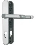 ABUS T&uuml;rgriff SRG92 & SRG92 ZS Garniturart: Dr&uuml;ckergarnitur (Griff/Griff)|Lochung: