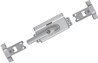 ABUS Fenster-Stangenschloss FOS650 gleichschlie&szlig;end Farbe: Silber|Stangen-Set: ohne