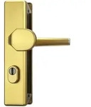 ABUS T&uuml;rgriff KLZS714 Schild/Rosette: :Langschild (eckig)|Garniturart: