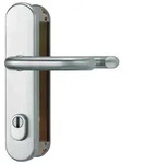 ABUS T&uuml;rgriff HLZS814 Farbe Oberfl&auml;che: ER Edelstahl rostfrei|Garniturart: