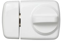 ABUS T&uuml;r-Zusatzschloss 7510 VdS (Metall) Farbe: Wei&szlig;