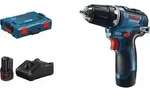 Bosch Akku-Bohrschrauber GSR 12V-35, mit 2 x 3.0 Ah Li-Ion Akku, L-BOXX Betriebsart: