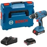 Bosch Akku-Bohrschrauber GSR 18V-21, mit 2 x 2.0 Ah Li-Ion Akku, L-BOXX Akku