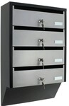 Briefkastenanlage Rottner "Depot" Typ: f&uuml;r 4 Personen