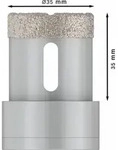 Bosch PRO Core Cutter dry X-Lock, 35 x 35 mm Durchmesser (D) mm: 35