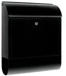 Burg W&auml;chter Stahl-Briefkasten SCANDIC 825 Farbe: schwarz