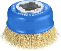 Bosch PRO Metal clean X-Lock Topfb&uuml;rste, 75 x 0,3 mm F&uuml;r Winkelschleifer, mind. &oslash;