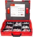 fischer L-BOXX Elektro - Sortimtensbox mit D&uuml;bel + Leitungsschlaufen (670-tlg.)