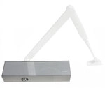 Oben-T&uuml;rschlie&szlig;er DORMA TS 73 V, Aluminium Farbe: Silber|Gest&auml;nge: ohne Gest&auml;nge