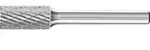 Hartmetall-Fr&auml;sstift mit 6-mm-Schaft, Zylinderform ZYA-S, mit Stirnverzahnung,