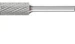 Hartmetall-Fr&auml;sstift mit 6-mm-Schaft, Zylinderform ZYA-S, mit Stirnverzahnung,