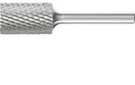 Hartmetall-Fr&auml;sstift mit 6-mm-Schaft, Zylinderform ZYA-S, mit Stirnverzahnung,