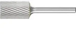 Hartmetall-Fr&auml;sstift mit 6-mm-Schaft, Zylinderform ZYA-S, mit Stirnverzahnung,