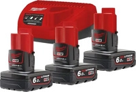 TTI 4933459208, TTI Milwaukee Akku-Starterset 12V Starterset M12NRG-603 Anzahl