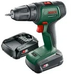 Bosch Akku-Bohrschrauber UniversalDrill 18V, 2x Akku PBA 18V 1.5Ah Betriebsart: