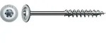 SPAX Holzbauschraube WIROX - Teilgewinde, Tellerkopf, T-STAR plus, 4CUT, WIROX