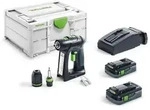 Festool Akku-Bohrschrauber C 18 HPC 4,0 I-Plus Ausf&uuml;hrung: Basic mit 2 x Akkupack BP