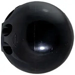 fischer T&uuml;rstopper TS 8 S schwarz; mit Schraube Farbe: schwarz|Verpackungsvariante: