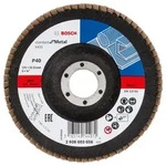 Bosch F&auml;cherschleifscheibe X431 Standard for Metal, gewinkelt, 125 mm, 22,23 mm, 40