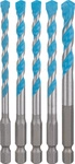 Bosch EXPERT HEX-9 MultiConstruction Bohrer-Set, 5,5/6/6/7/8 mm, 5-tlg. Ausf&uuml;hrung: