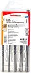 fischer Steinbohrer D-SDX Set 5-12mm 5pcs Bohrernenndurchmesser: 5 - 12 mm