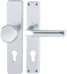HOPPE Wechselgarnitur mit Langschild London 54/227/202SP/113, Aluminium