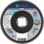 Bosch PRO X571 X-Lock F&auml;cherschleifscheibe, 125 mm, G40 K&ouml;rnung: 40