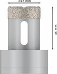 Bosch PRO Core Cutter dry X-Lock, 27 x 35 mm Durchmesser (D) mm: 27