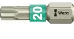 Bit f&uuml;r TORX-Schrauben 1/4", 25 mm lang, Edelstahl mit Torsionsbereich, Wera
