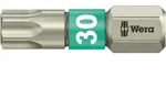 Bit f&uuml;r TORX-Schrauben 1/4", 25 mm lang, Edelstahl mit Torsionsbereich, Wera