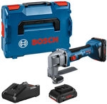 Bosch Akku-Blechschere GSC 18V-16 E, 2 Akku ProCORE18V, Schnelladeg. u. L-BOXX