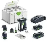 Festool Akku-Bohrschrauber C 18 HPC 4,0 I-Set Ausf&uuml;hrung: Set mit CENTROTEC