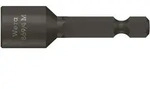 Steckschl&uuml;ssel-Einsatz 1/4", 50 mm lang, in amerikanischen Zollma&szlig;en, Wera